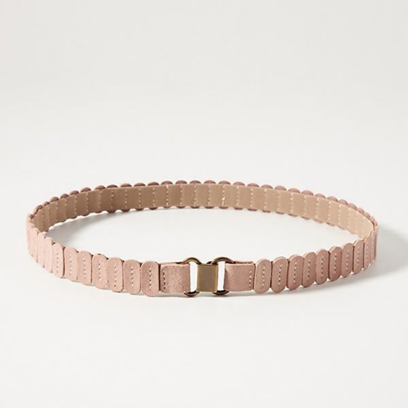 Anthropologie Accessories - Anthropologie Tabitha Stretch Belt in Rose Gold size XS NWT